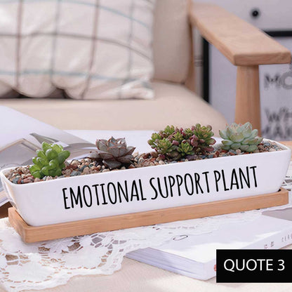 Message in a Planter - 7" Long