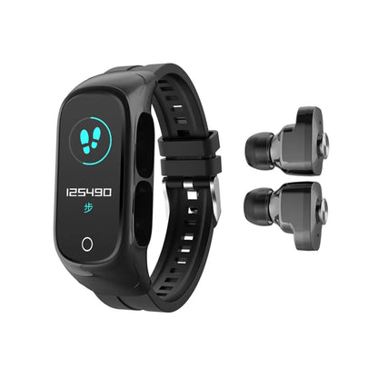 2-In-1 Smart Watch & Earbuds Fitness True Wireless Combo - aydens bidness