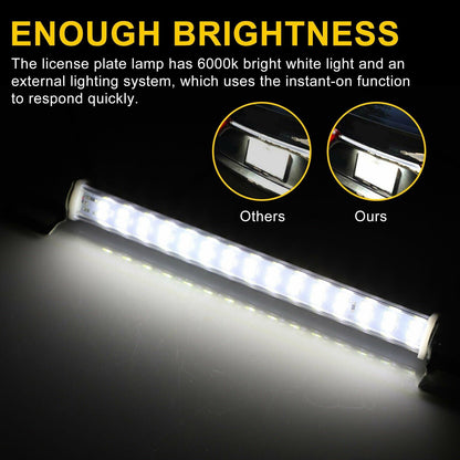 Universal License Plate LED Back Up Light for Car SUV Truck RV 6000K Super White