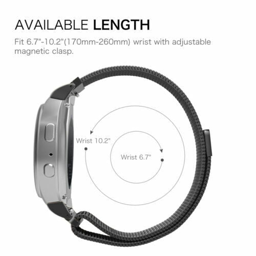 Stainless Steel Band For Samsung Galaxy Watch 42/46mm Active Gear S3 Sport Strap