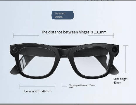 AI Camera Smart Glasses - aydens bidness