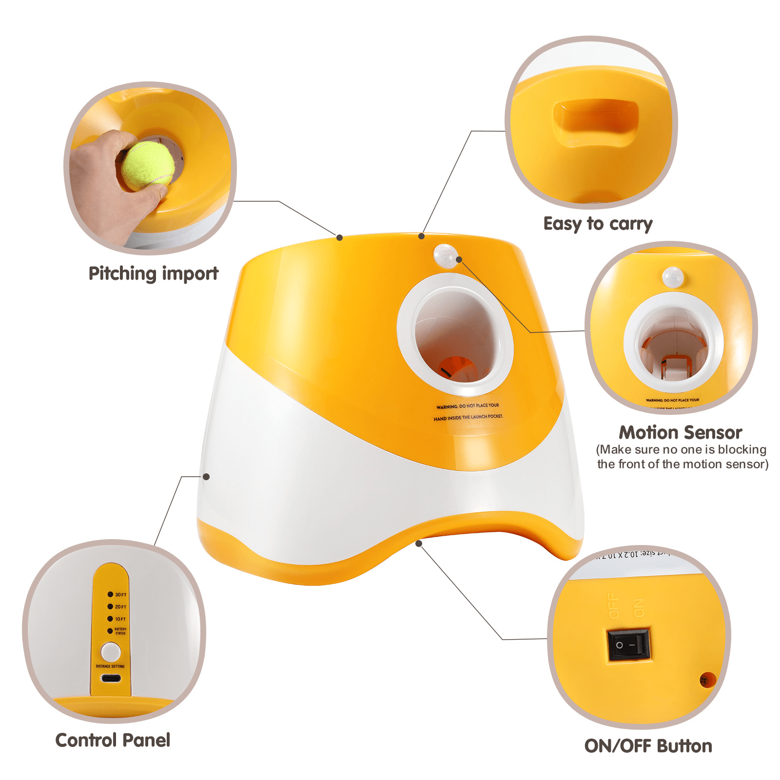 Automatic Ball Launcher for Dogs (One Piece) - aydens bidness