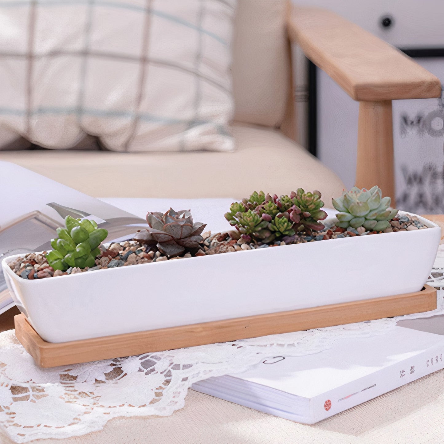 Message in a Planter - 7" Long