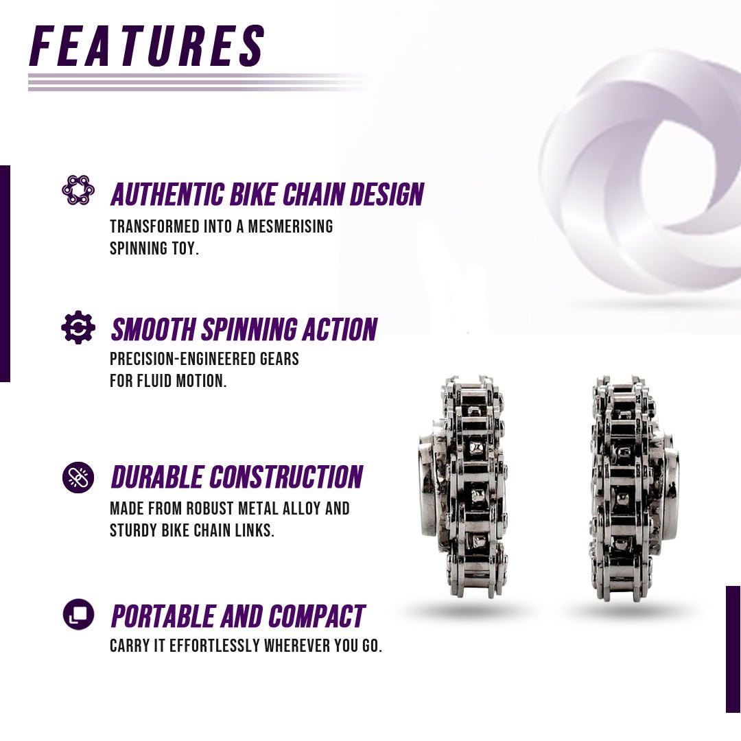 Bike Chain Gear Spinner - aydens bidness