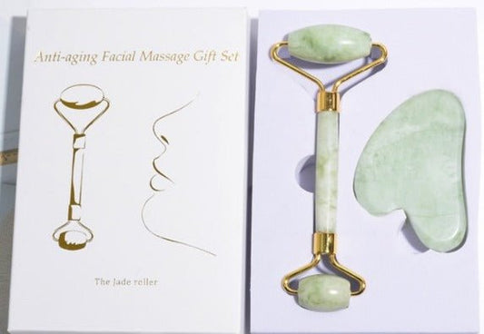 Jade Roller & Gua Sha Gift Box - aydens bidness