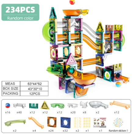 Magnetic Block Track Splicing Toy (One Set) - aydens bidness