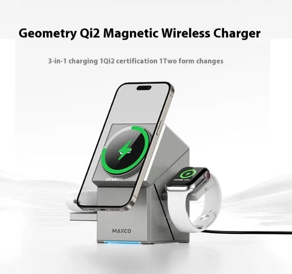 Magnetic Touch Rotating Wireless Charger - aydens bidness