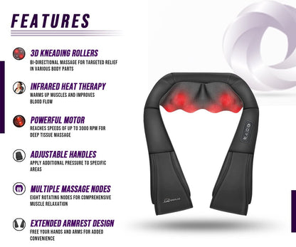 Neck and Shoulder Massager w/Heat - aydens bidness