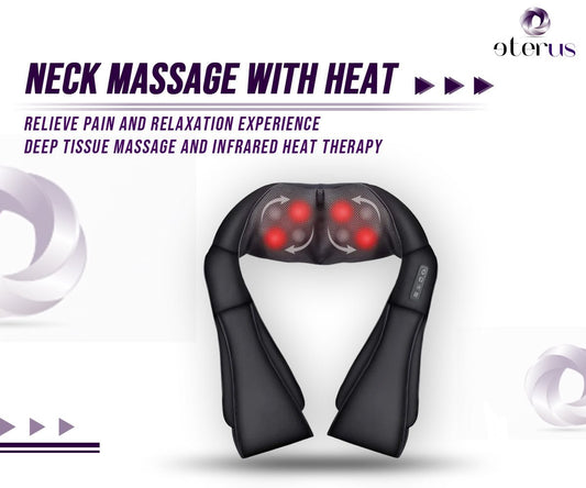Neck and Shoulder Massager w/Heat - aydens bidness