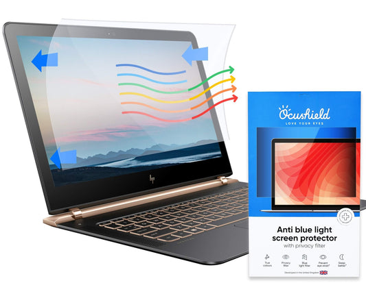 Ocushield 13.3” (16:10) Anti Blue Light Screen Protector with Privacy Filter for Laptops and Computer Monitors - Anti-Glare - Easy Install - Anti-Fatigue (287 x 179 mm) - aydens bidness
