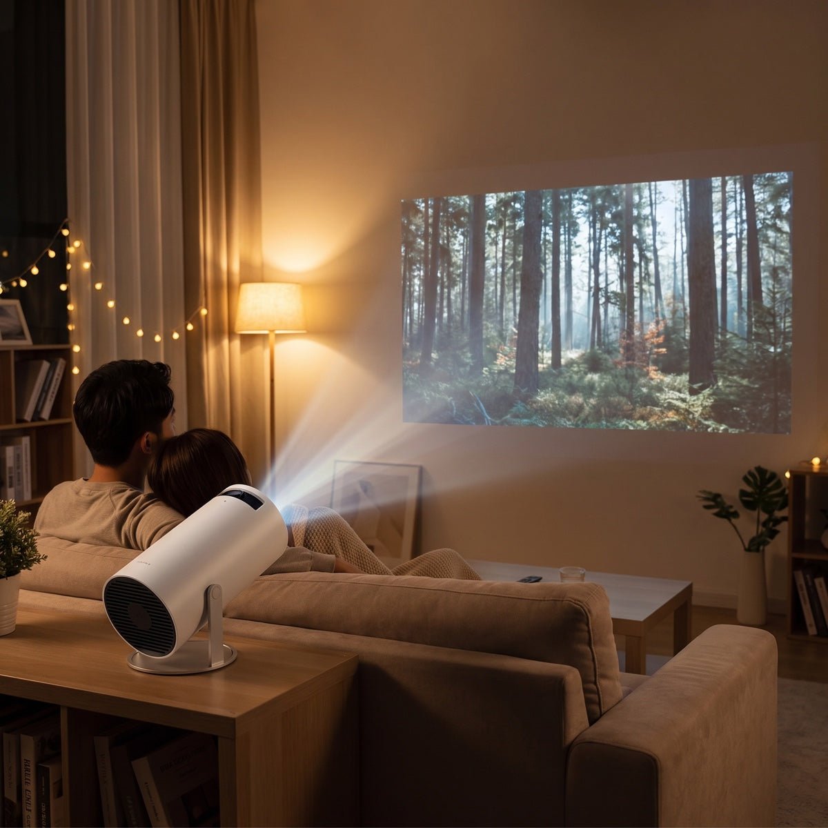 Portable Mini Projector – HD Outdoor Movie Projector for Travel, Home & Gaming - aydens bidness