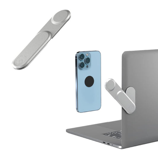 Rolling Square Edge Magnetic Phone Mount for Tablets and Monitors Carrara White - aydens bidness