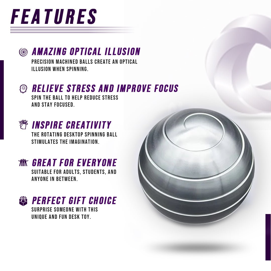 Rotating Desktop Spinning Ball - aydens bidness