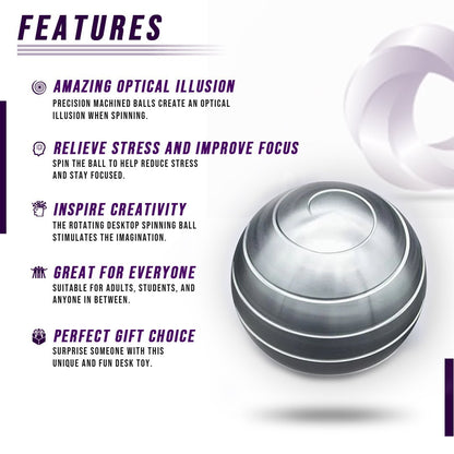 Rotating Desktop Spinning Ball - aydens bidness