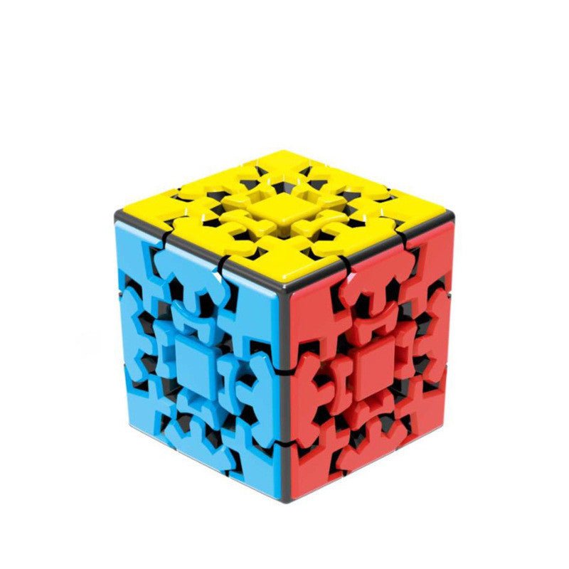 Yuxin 3x3 Gear Cube with Solid Color Design - aydens bidness
