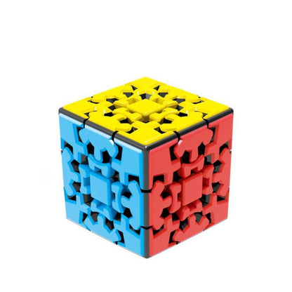 Yuxin 3x3 Gear Cube with Solid Color Design - aydens bidness